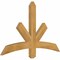 Ekena Millwork Alberta Rough Sawn Timber Gable Bracket, Western Red Cedar, 48"W x 30"H x 2"D x 4"F, 15/12 Pitch GBW048X30X0204ALB00RWR - alternate 3